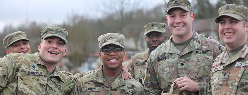 BOSS members with gift bags